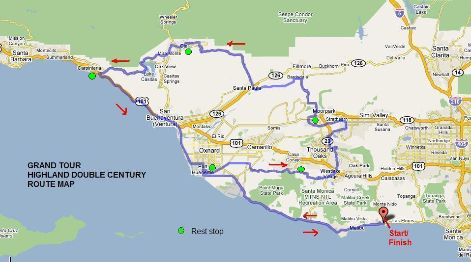 Map: Highland Double Century (via www.lawheelmen.org)