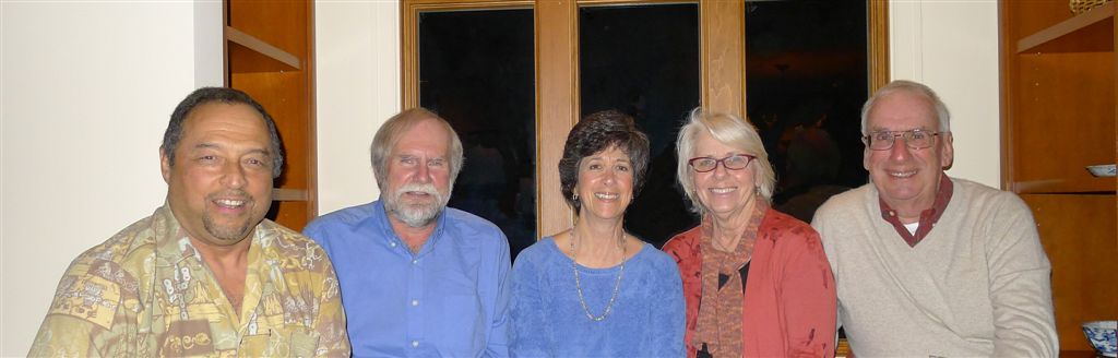 L to R: Kermit, Rod, Pam, Nancy and Ron